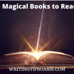 Image of magical book and title which is 5 magical books to read