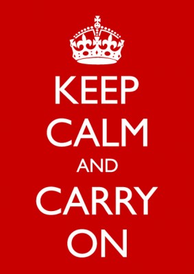 How Writers Can Keep Calm and Carry On
