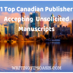 canadian publishers accepting unsolicited manuscripts