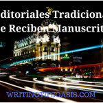 editoriales tradicionales que reciben manuscritos
