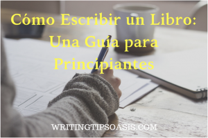 cómo escribir un libro