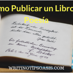 cómo publicar un libro de poesía