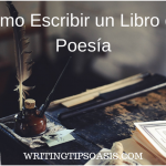 cómo escribir un libro de poesía