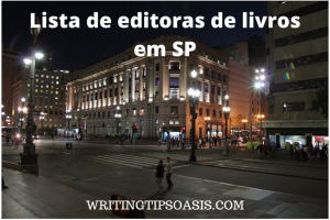 Lista de editoras de livros em SP