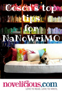 Cesca’s Tips for NaNoWriMo