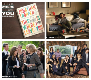 This is Where I Leave You by Jonathan Tropper Book Before Film Club with Warner Bros