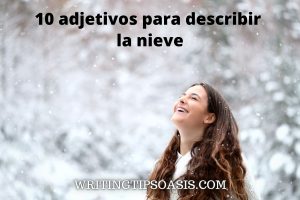 adjetivos para describir la nieve