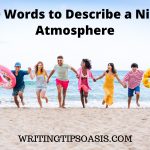 words to describe a nice atmosphere