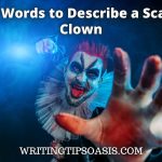 words to describe a scary clown
