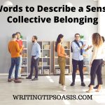 words to describe a sense of collective belonging