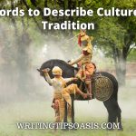 words to describe culture and tradition