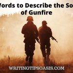words to describe the sound of gunfire