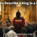 how to describe a king in a story
