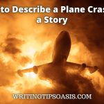 how to describe a plane crash in a story