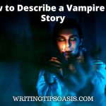 how to describe a vampire in a story