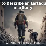 how to describe an earthquake in a story
