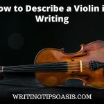 how to describe a violin in writing