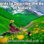 words to describe the beauty of nature