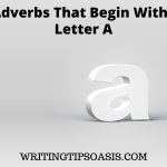 adverbs that begin with the Letter A