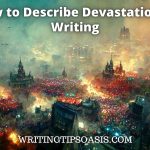 how to describe devastation in writing