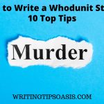 how to write a whodunit story