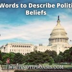 words to describe political beliefs