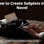 how to create subplots in a novel