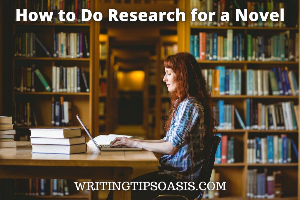 how to do research for a novel